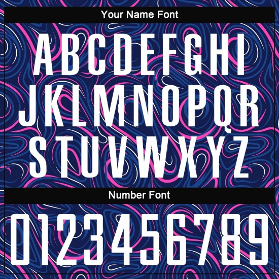 Fußballtrikot Weiß-Rosa Sublimation Navy Uniform Custom