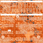 Uniform Jersey Orange Custom Bay Afrikanische Muster Sublimation Fußball Orange-Schwarz