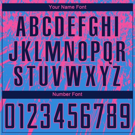 Uniform Pulver Navy-Pink Sublimation Blau Fußball Jersey Custom