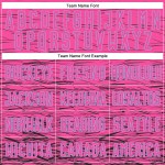 Rosa Uniform Fußball Schwarz-Licht Custom Sublimation Jersey Blau