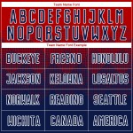 Uniform Rot Marine-Weiß Fußballtrikot Benutzerdefinierte Sublimation