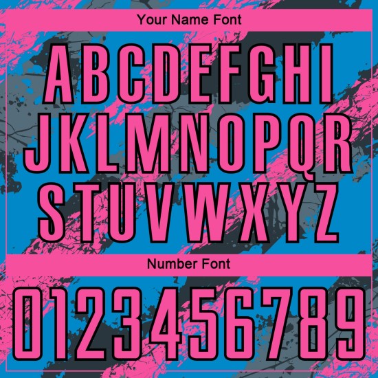 Rosa-Weiß Uniform Sublimation Pulver Custom Fußball Blau Trikot