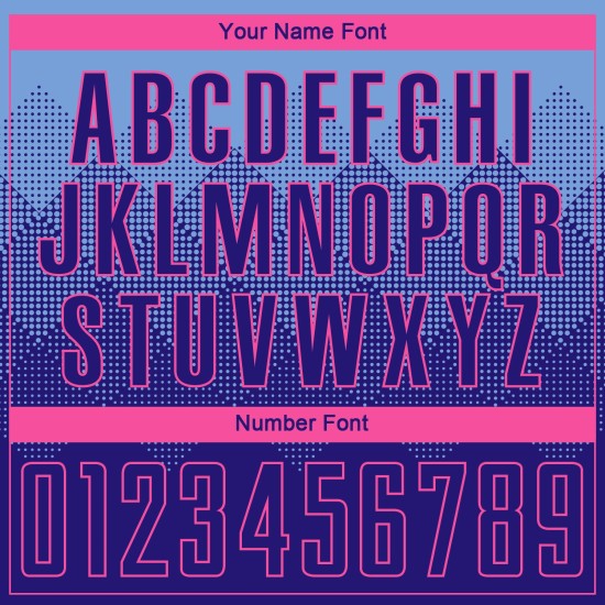 Benutzerdefinierte dunkle Uniform Lila-Rosa Hellblau Fußball Sublimation Jersey