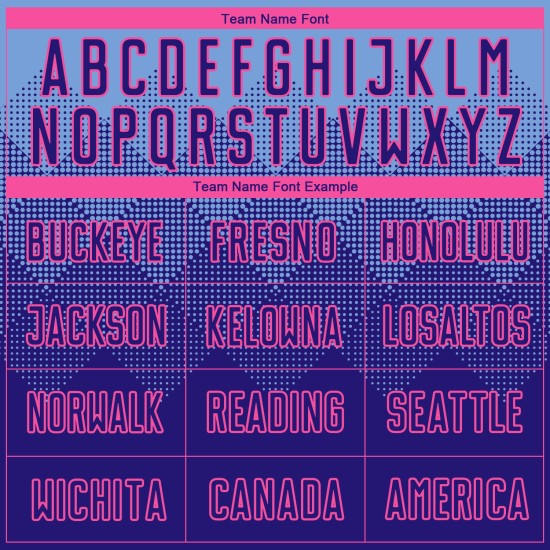 Benutzerdefinierte dunkle Uniform Lila-Rosa Hellblau Fußball Sublimation Jersey