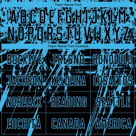 Jersey Blau Uniform Custom Schwarz Fußball Sublimation Himmel Jersey Blau Uniform Custom Schwarz Fußball Sublimation Himmel