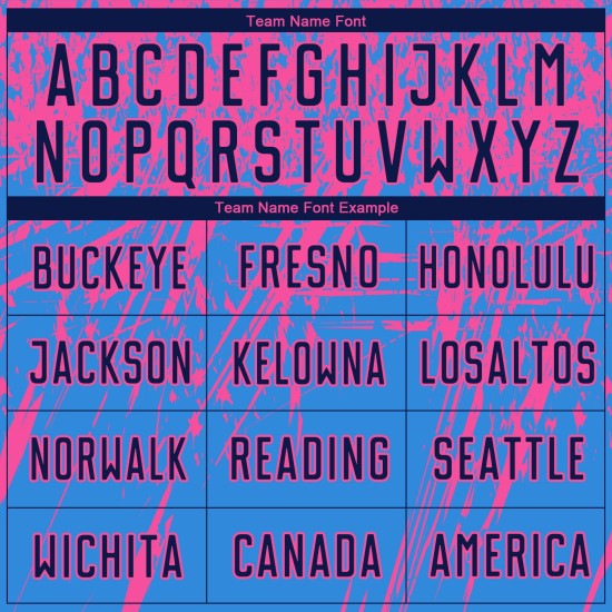 Uniform Pulver Navy-Pink Sublimation Blau Fußball Jersey Custom