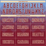 Trikot Sublimation Light Uniform Crimson-Creme Custom Soccer Blau