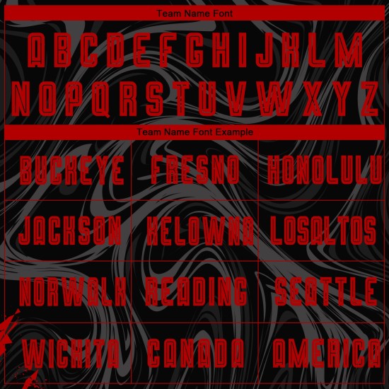 Schwarzes Trikot Fußball Sublimation Uniform Rot Custom