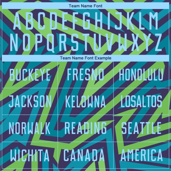 Fußball Hellblau Uniform Sublimation Blau-Kelly Jersey Grün Custom Fußball Hellblau Uniform Sublimation Blau-Kelly Jersey Grün Custom