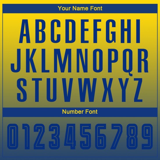 Sublimation Fußball Jersey Ärmel Royal Uniform Custom Gold Mode Verblassen Lange