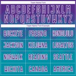 Uniform Lila-Weiß Custom Jersey Sublimation Teal Fußball